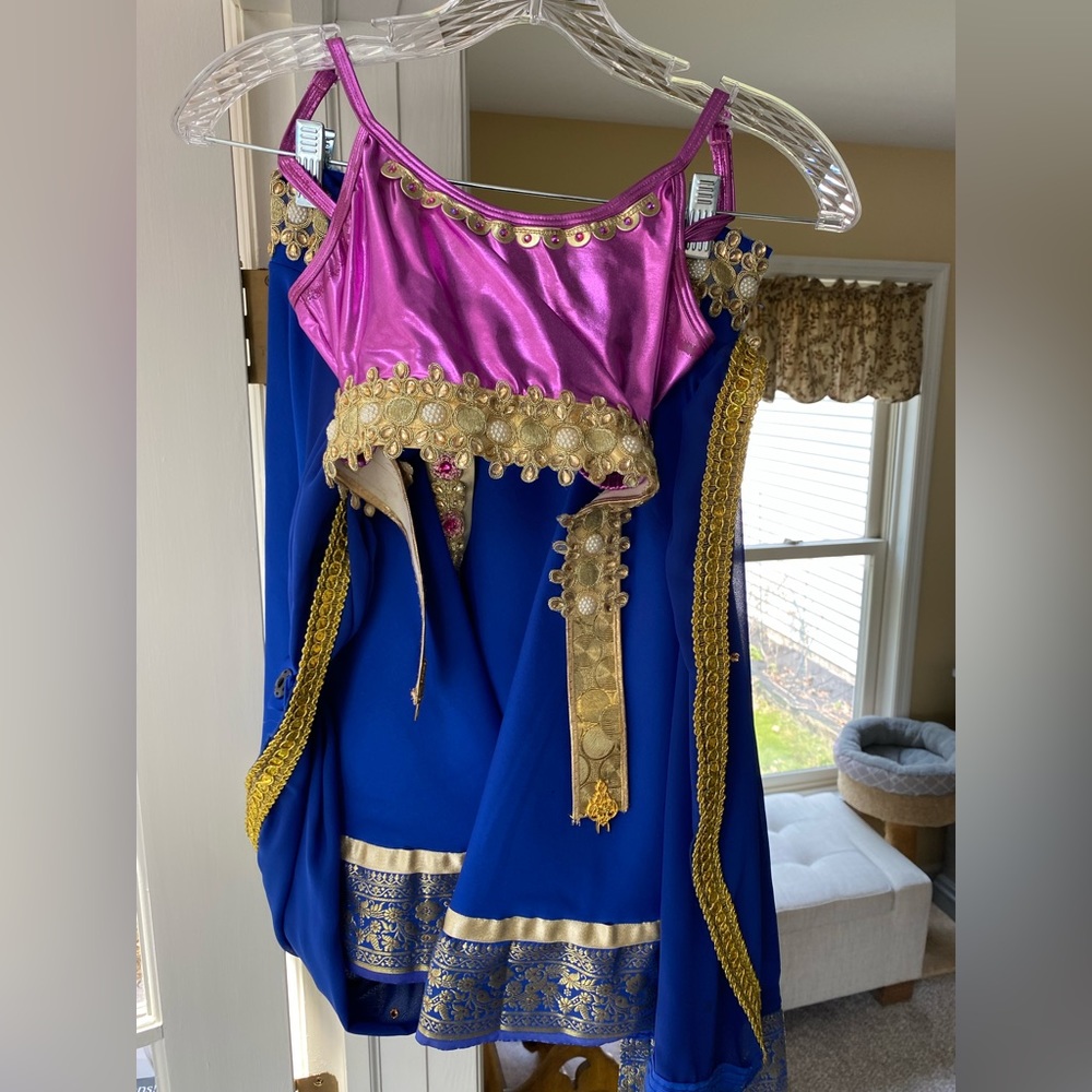 Costume designed to be like a Sari - all hand made and beautiful!